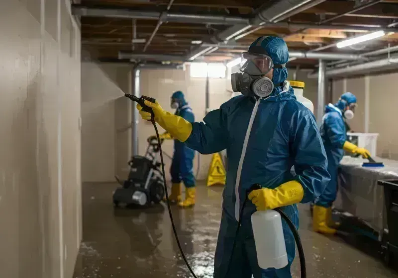 Basement Sanitization and Antimicrobial Treatment process in Old Orchard, PA